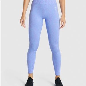 Gymshark Butterfly Light Blue Adapt Animal Seamless Leggings Small